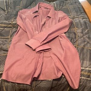 Purple Ike Dress Shirt Size 16 1/2 32/33